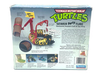 Load image into Gallery viewer, BANDAI Playmates TMNT Sewer Party Tube back view featuring detailed description.
