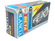 Load image into Gallery viewer, Angled view of the Lancia Beta model box highlighting model details and brand logo.
