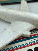 Load image into Gallery viewer, Close-up of Mettoy airplane wing structure with plastic material.
