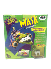 Load image into Gallery viewer, Toy Island Mask Mobile front view showcasing colorful graphics and toy vehicle design.
