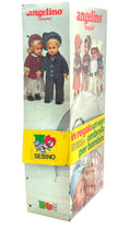 Load image into Gallery viewer, Sebino Doll packaging side view featuring illustrated characters in vibrant colors.
