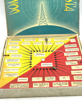 Load image into Gallery viewer, Front view of the board game showing the game board and instruction cards.
