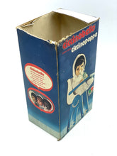 Load image into Gallery viewer, Vintage toy box featuring graphic design and text labels.
