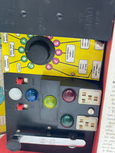 Load image into Gallery viewer, Close-up of the control panel with buttons, dials, and wires.
