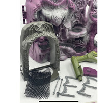 Load image into Gallery viewer, Mattel Masters of the Universe Snake Mountain action figures and accessories with detailed design.
