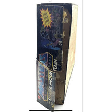 Load image into Gallery viewer, Mattel Masters of the Universe Snake Mountain packaging side view with design details.
