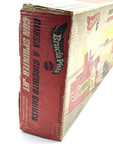 Load image into Gallery viewer, Mattel Hot Wheels Rod Runner Speedway Set side view of vintage packaging with worn edges
