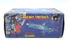 Load image into Gallery viewer, Takara Captain Capitan Harlock packaging side view with toy image and brand name.
