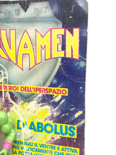 Carica l'immagine nel visualizzatore di Gallery, Another detail view of the action figure packaging displaying graphic design and vibrant colors.
