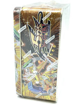 Load image into Gallery viewer, Side view of the Yu-Gi-Oh 5ds collectible tin box showcasing intricate patterns and a slim profile.
