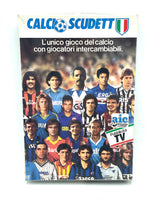 Load image into Gallery viewer, Calcio scudetto packaging view featuring multiple player images and Italian flag.
