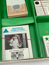 Load image into Gallery viewer, 1967 scoop! board game cards detail showing character images in white, green, and red.
