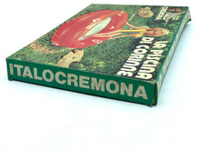 Load image into Gallery viewer, Italocremona doll set side view of the box edge displaying brand name and illustrations.

