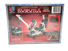 Load image into Gallery viewer, Vintage MB Robotix R-40 Engine Pack showing robot construction set parts and assembly instructions.
