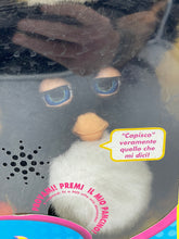 Carica l'immagine nel visualizzatore di Gallery, Hasbro Furby close-up detail showcasing fluffy texture, big eyes, and orange feet.
