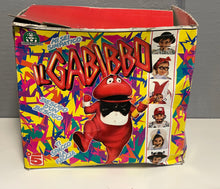 Load image into Gallery viewer, Gabibbo costume front view displaying colorful design and handle features.
