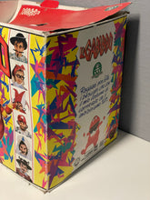 Load image into Gallery viewer, Gabibbo costume side view with colorful design and text details.
