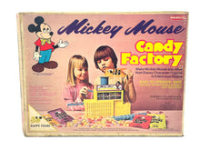 Carica l'immagine nel visualizzatore di Gallery, Remco Mickey Mouse Candy Factory packaging featuring colorful design and illustrations.
