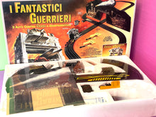 Load image into Gallery viewer, Tyco Racing Warriors packaging detail featuring colorful game board design and included instructions.
