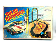 Load image into Gallery viewer, Tyco Daredevil Super Cliff Hangers packaging front view with vintage design and car illustration.
