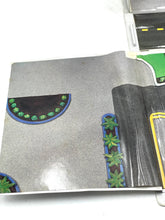 Load image into Gallery viewer, Galoob Micro Machines Truck 'N Service Centre close-up of the play area design with road sections.
