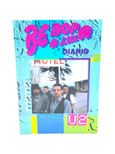 Carica l'immagine nel visualizzatore di Gallery, 1988 school diary front view featuring colorful cover with U2 and Madonna.

