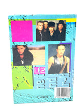 Carica l'immagine nel visualizzatore di Gallery, 1988 school diary back view showing photo collage and barcode.
