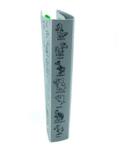 Carica l'immagine nel visualizzatore di Gallery, 90's ABC Diario School Diary side view highlighting slim profile and cartoon illustrations.
