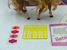 Carica l'immagine nel visualizzatore di Gallery, Detailed view of the toy horse from the Mattel Barbie Sprint playset in a standing pose.
