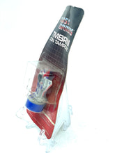 Carica l'immagine nel visualizzatore di Gallery, Side view of the 1984 Transformers Official Stamp Starscream showcasing its slim profile.

