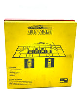 Carica l'immagine nel visualizzatore di Gallery, 1986 Publisher Games Flying Cars board game box back view featuring game instructions and illustrations.
