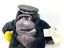 Load image into Gallery viewer, Dan Dee Black Ape Gorilla plush front view showcasing the tag attached.
