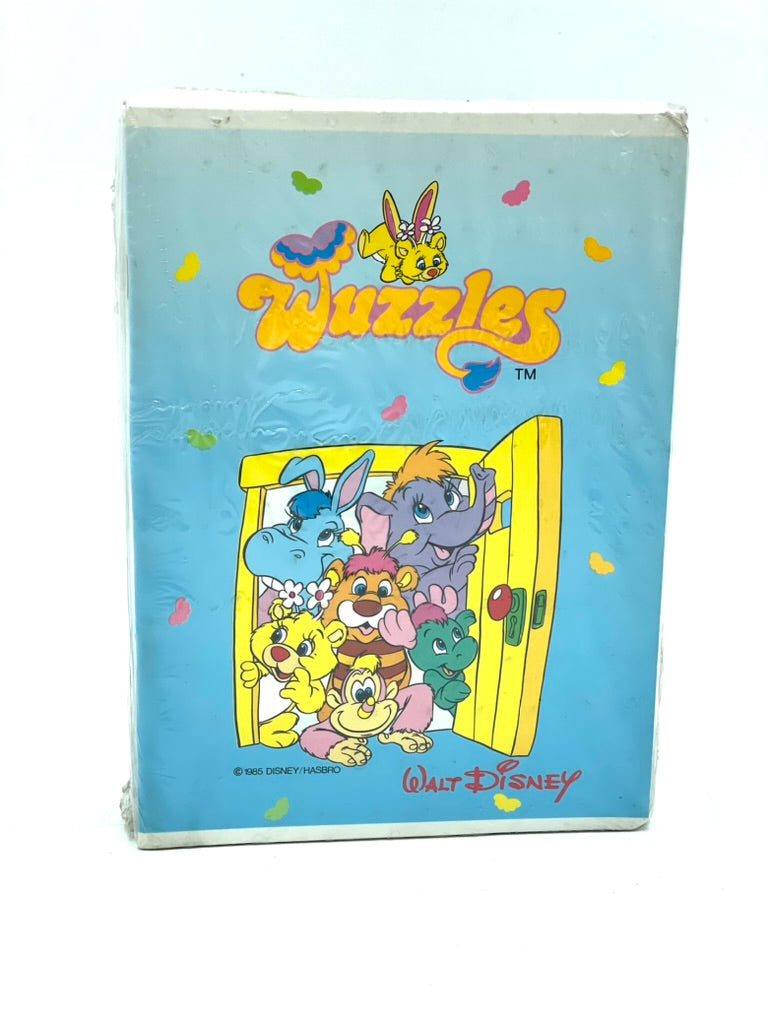 Vintage 80s Bluebird Toys Disney Wuzzles Hasbro 12 Sealed Notebook
