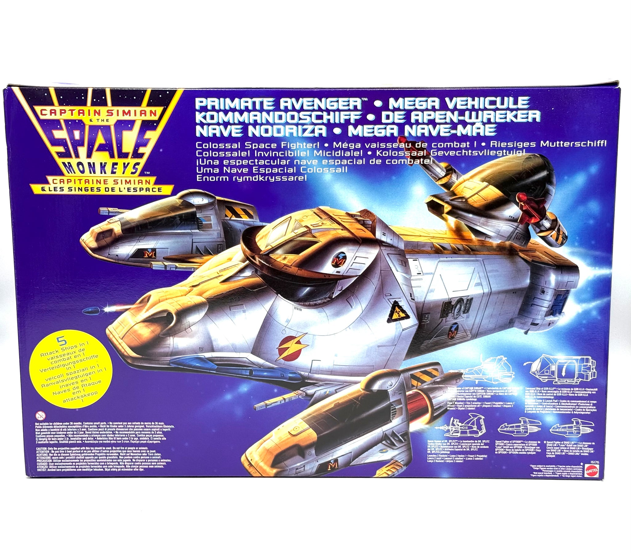 Captain Simian Primate Avenger Vehicle (1995) – Mattel Bluebird