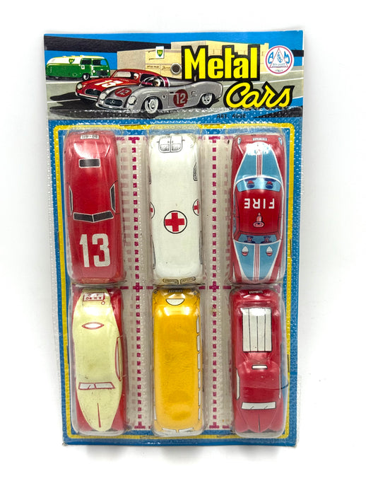 AMB Marchesini tin car set – front view
