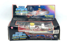 Load image into Gallery viewer, 1980s Space Ship Battery Operated Tin Toy – New In Box

