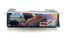 Load image into Gallery viewer, 1980s Space Ship Battery Operated Tin Toy – New In Box
