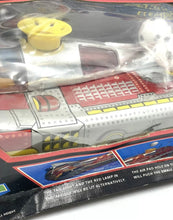 Load image into Gallery viewer, 1980s Space Ship Battery Operated Tin Toy – New In Box
