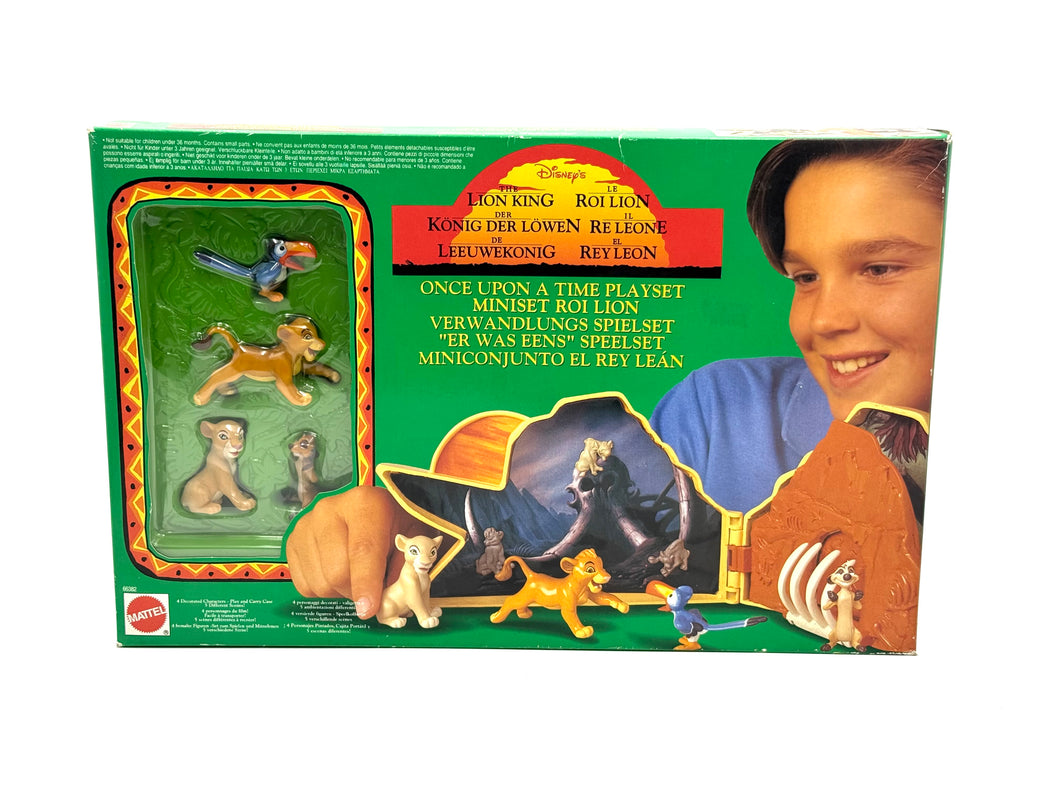 Disney Mattel The Lion King “Once Upon A Time” Playset – 1990s New In Box