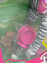 Load image into Gallery viewer, 1988 Mattel Safari Animal Lovin’ Barbie Zebra Zizi – New Old Stock
