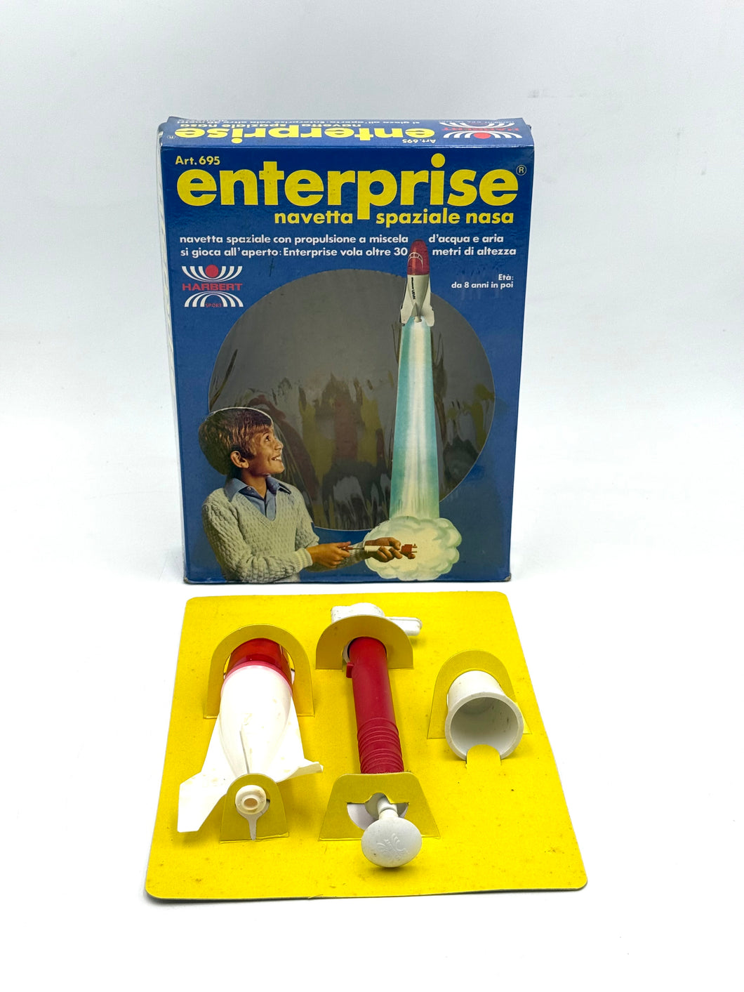 1977 Timpo Toys Space Toys – Star Flight Rocket (Water Jet Propulsion) by Harbert