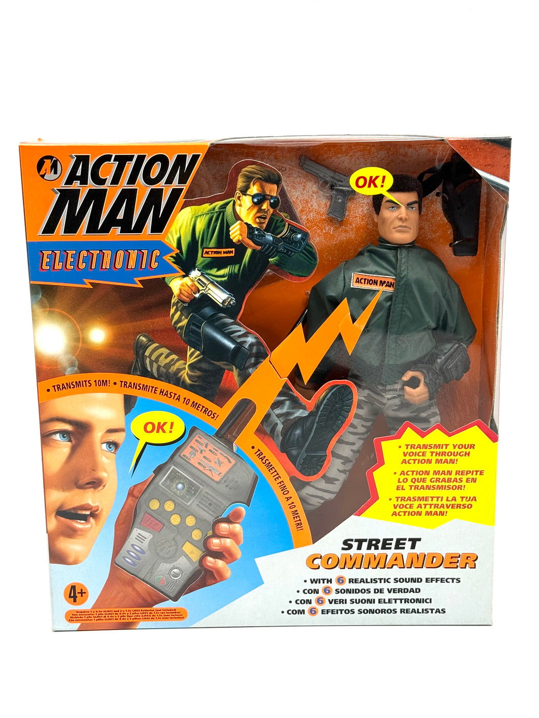 1997 Hasbro Talking Action Man Street Commander – New Old Stock