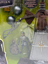 Load image into Gallery viewer, 2007 Narnia Prince Caspian Battle Catapult Trebuchet with Telmarine Soldier – New in Box
