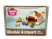 Load image into Gallery viewer, HASBRO 1973 WEEBLE WOBBLE AIRPORT PLAY SET
