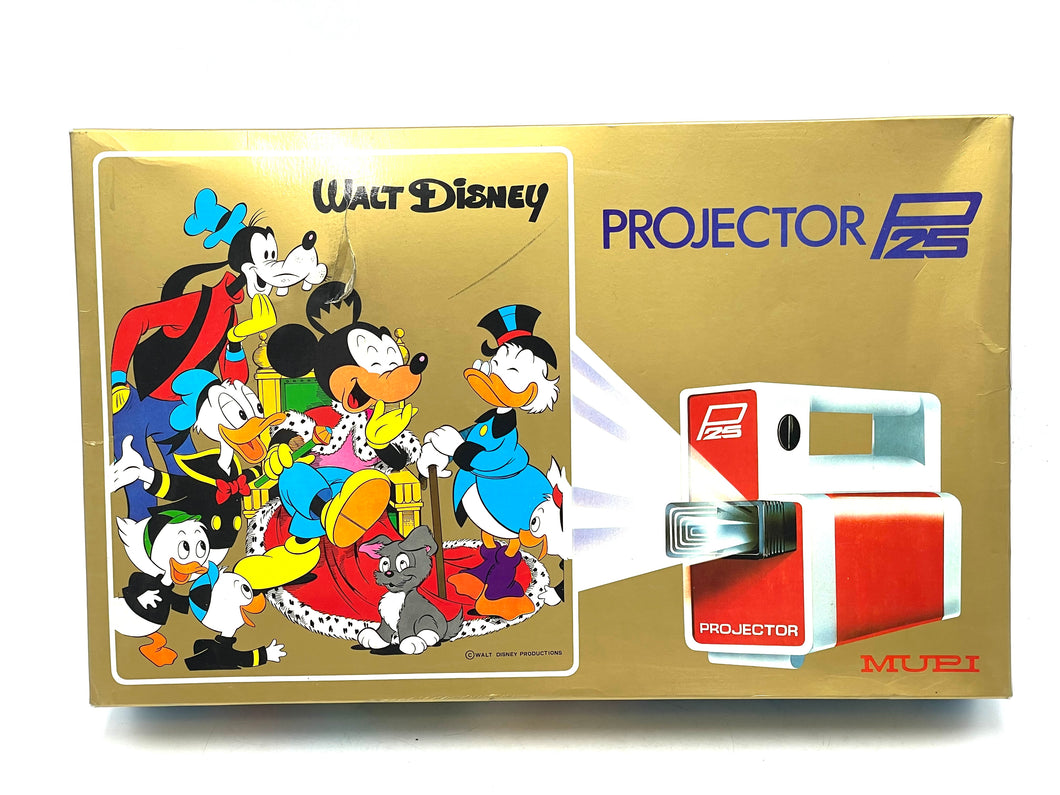 Proiettore Anni 70 Mupi Projector P25 Disney Disneyana Gold Box new old stock