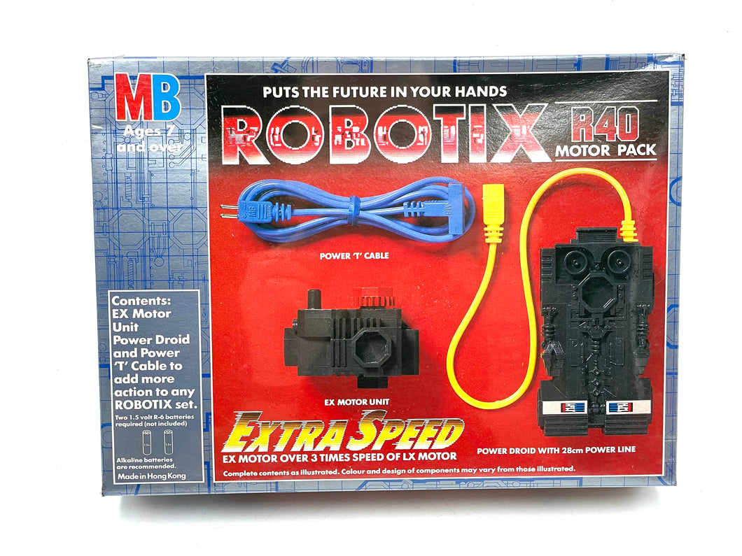 Vintage MB Robotix R-40 Engine Pack Motor Pack Rare new old stock