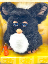 Load image into Gallery viewer, 2005 Hasbro Furby Black White Tronico Tiger Emoto-Tronic Charcoal New Old Stock
