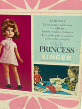 Carica l&#39;immagine nel visualizzatore di Gallery, 70&#39;s Singer Golden Princess Corinne Doll Cloth Set New Old Stock
