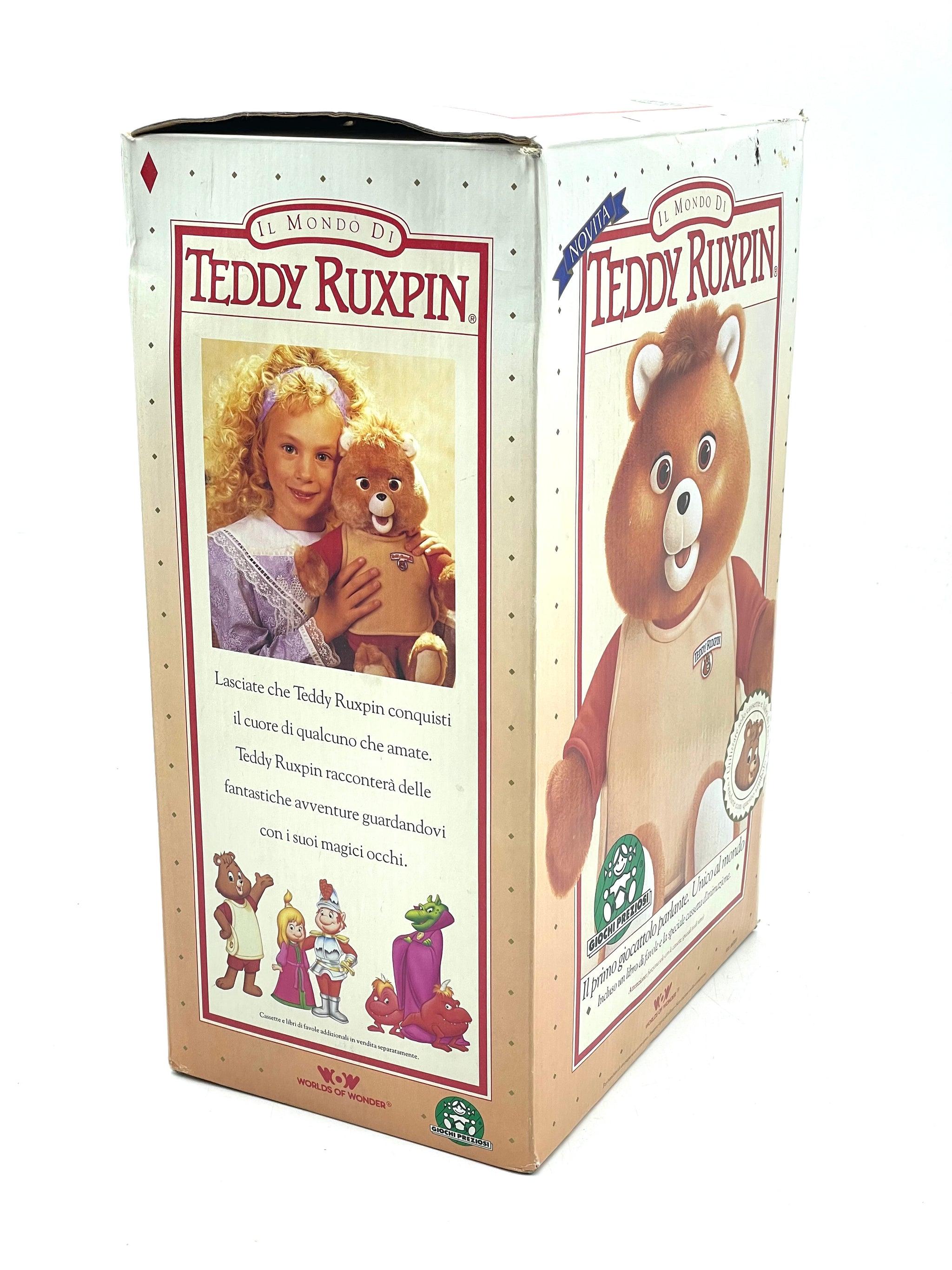 1990 Teddy Ruxpin electronic bear Vintage Toys Box