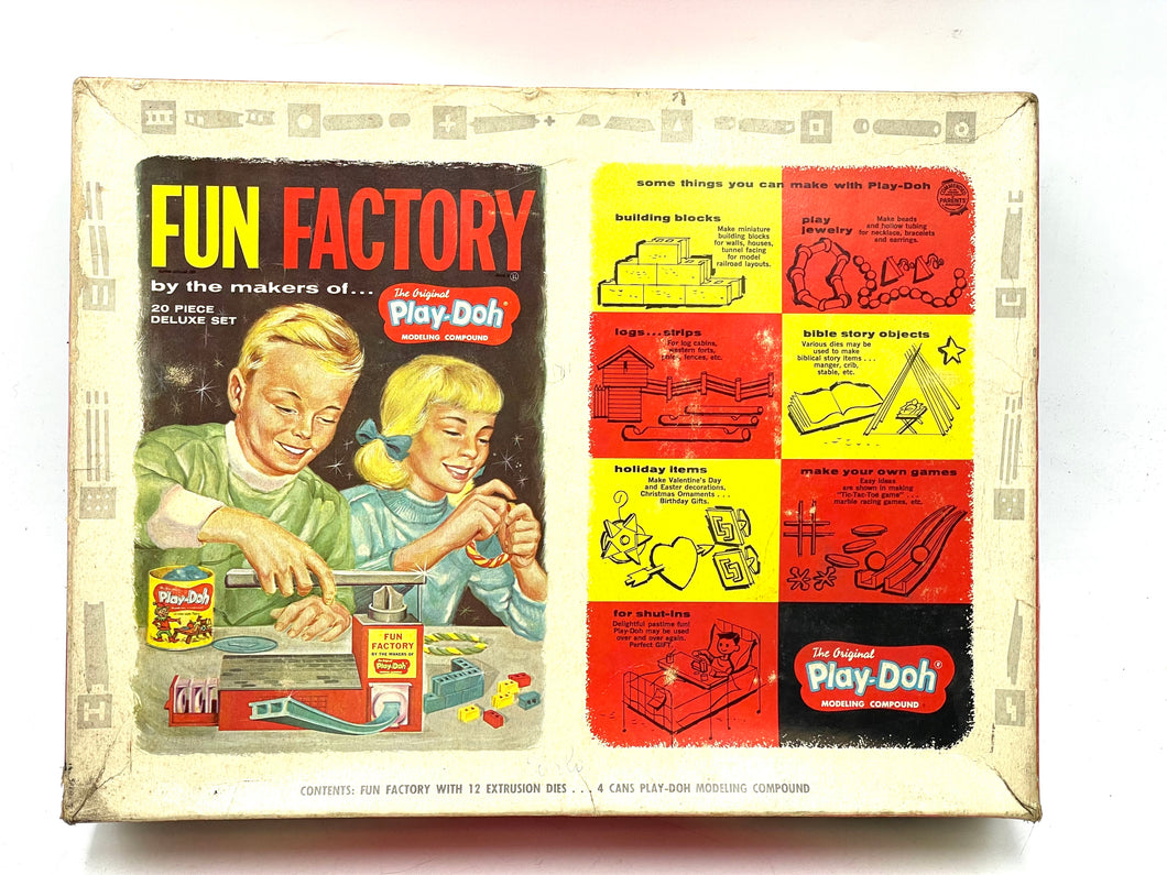 1962 Play Doh Original Fun Factory Made in USA